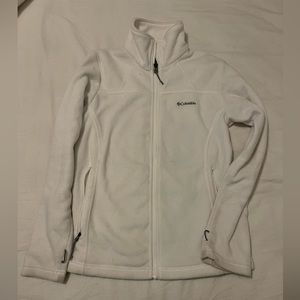 COLUMBIA White Fleece Jacket